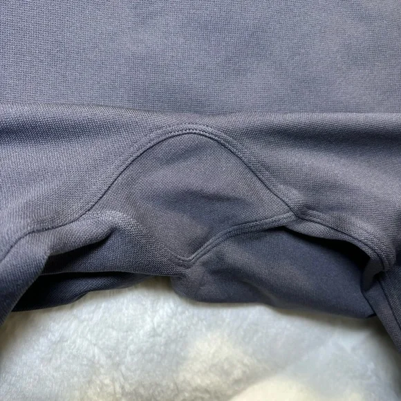 SET Active SculptFlex Leggings Size Medium Blue-Gray High Waist Side Ribbing - Picture 9 of 10